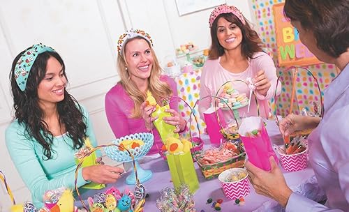 Miniatura 3 de Diadema de Pascua, lindo conejo, zanahoria, huevo de zanahoria, diadema anudada, colorida joyería de diamantes de imitación, banda de nudo ancho,