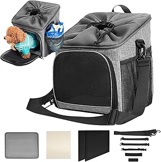 Fahrrad Hundetransport | Atmungsaktiver Hunde Fahrradkorb | Abnehmbar Leichtes Taschenzubehör Für Reise Garten Camping product image