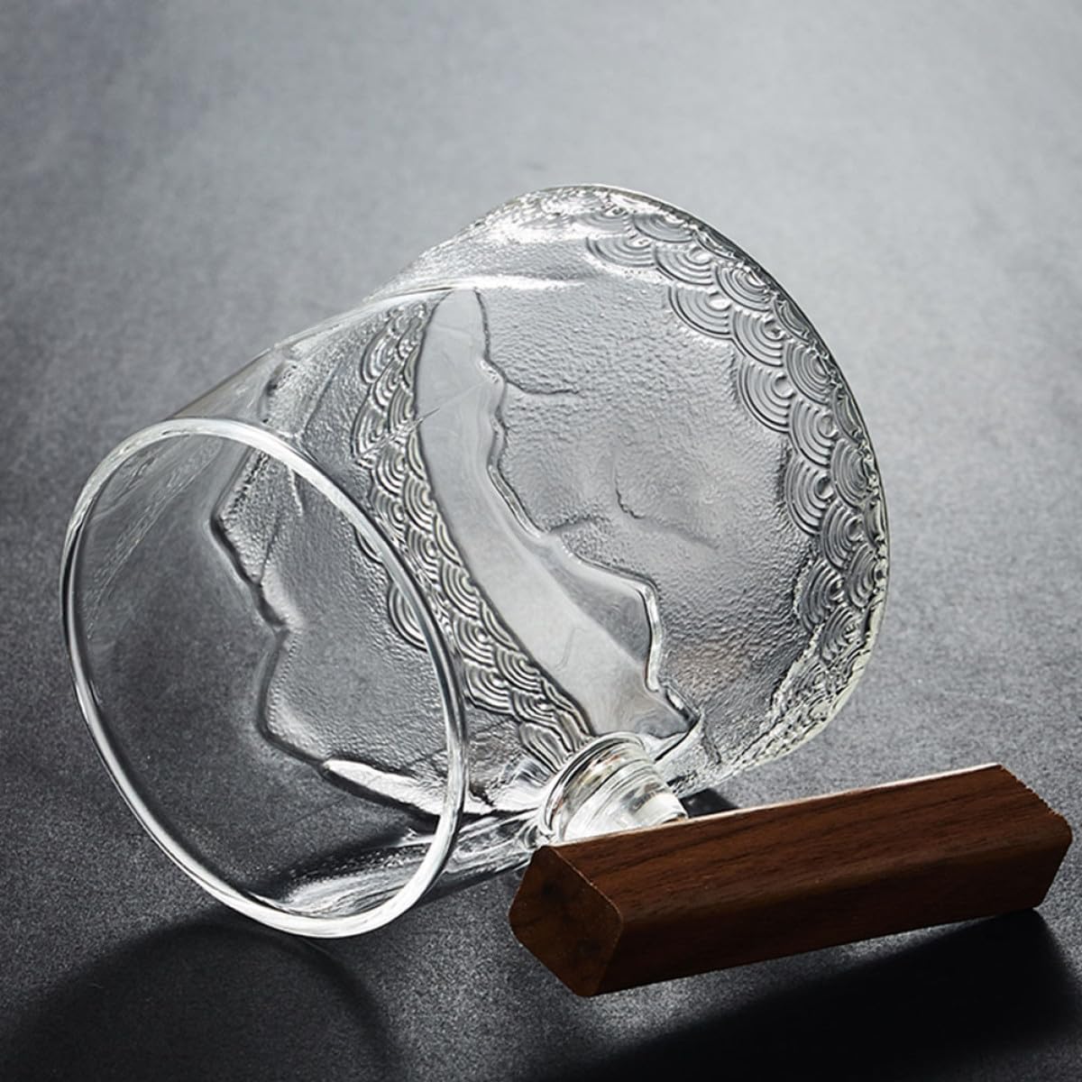 Veemoon Teetasse Moderner Trinkbecher mit Deckel und Siebeinsatz Kreative aus Glas Hitzebeständig und Sicher für Haushalt und Bürogebrauch