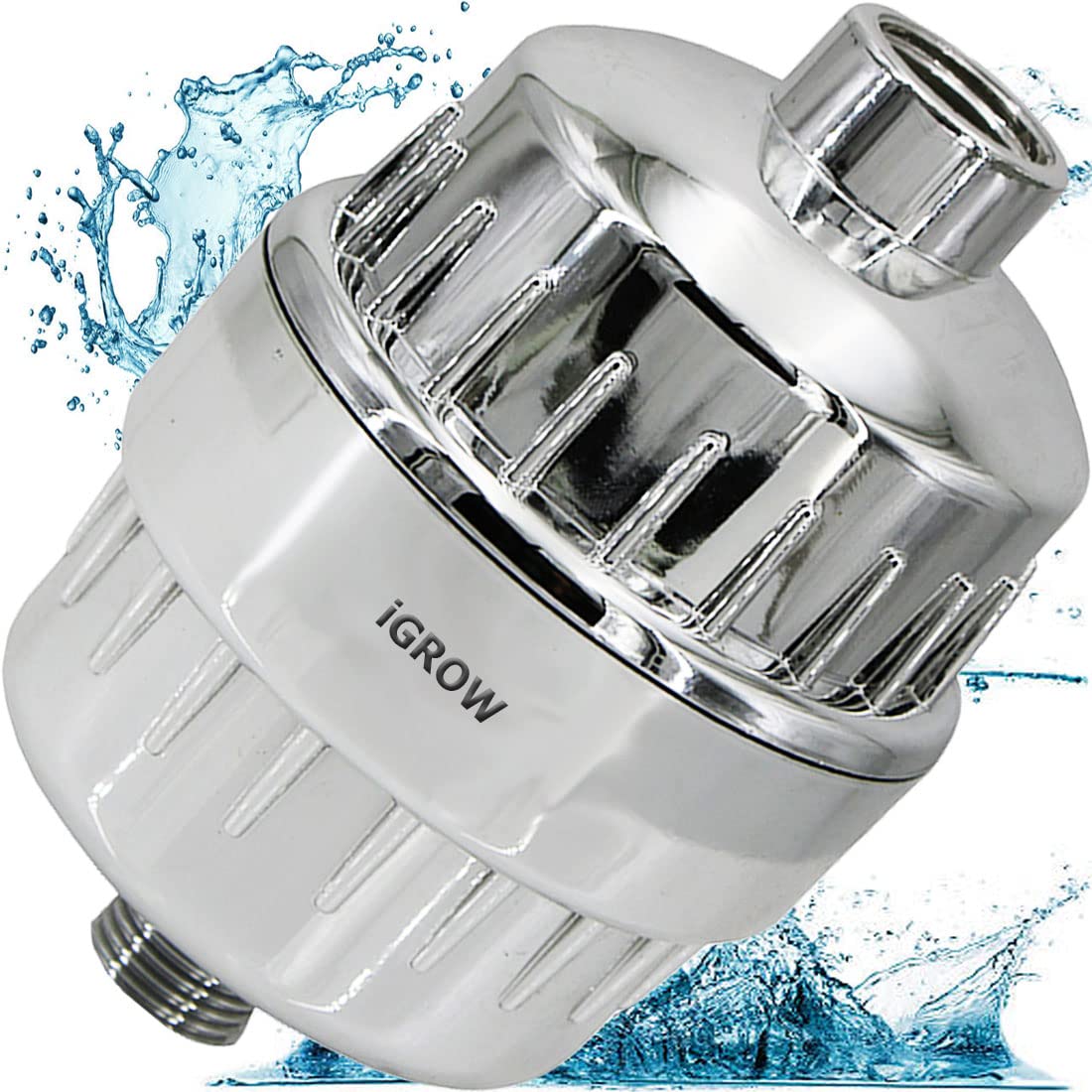 iGROW Shower Filter Hard Water Softener 15 Stage For Home Bathroom Tap