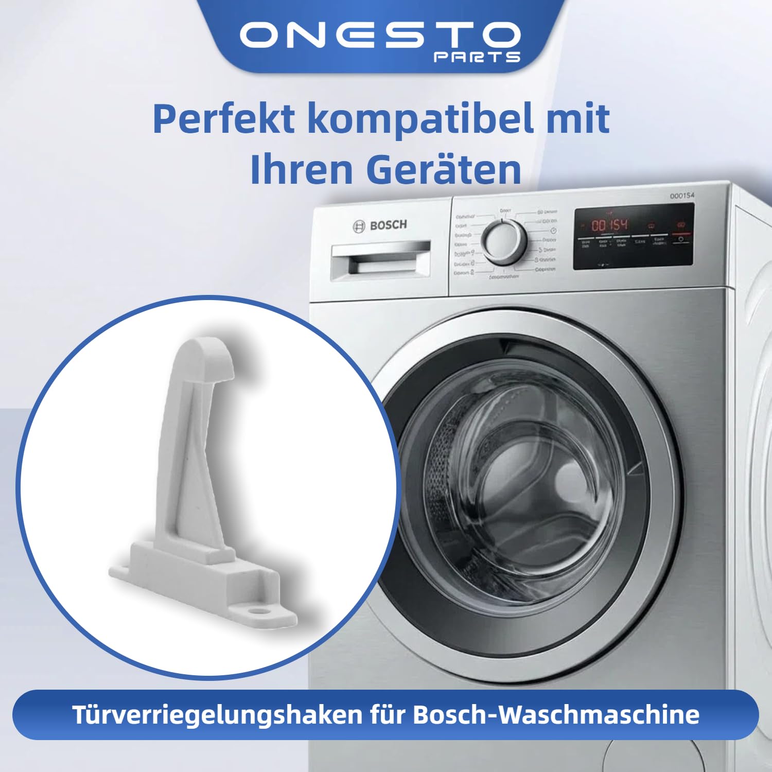 Trockner Türhaken Ersatz für Bosch Siemens 00154074 154074 00174430 174430 Wäschetrockner