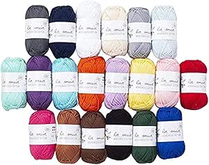 5 Ball0 Cotton Total 8.8 Oz. La Ia Cottony Each 1.76 Oz (50g) / 130