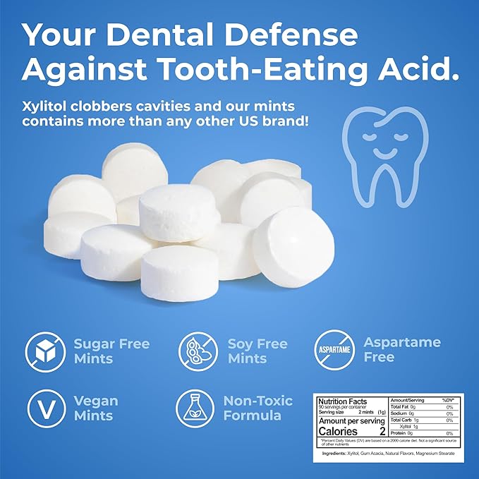 Epic Dental Caramelo Peppermint Sin Azúcar, 180 Unidades miniatura 2