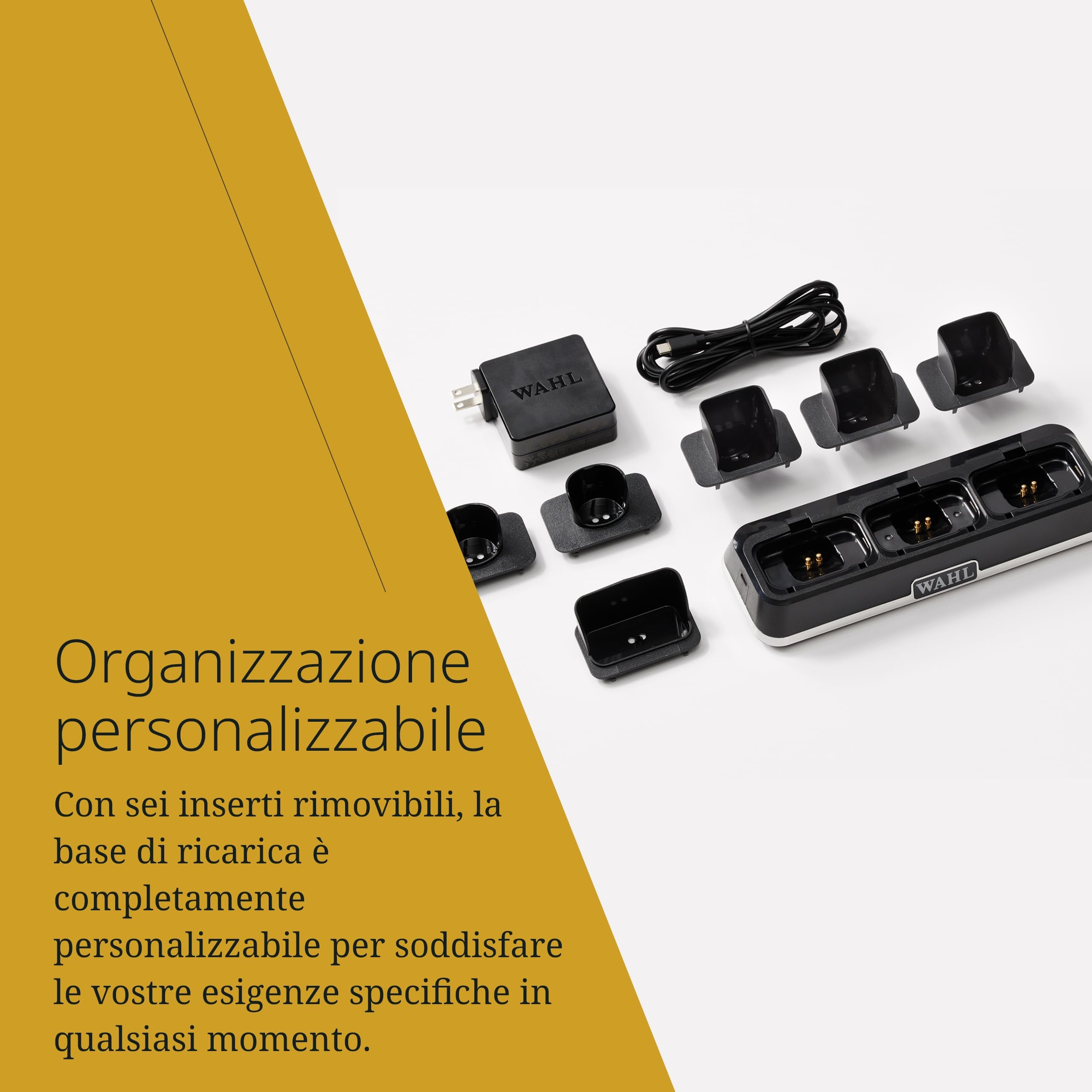 Wahl Power Station, Caricatore USB per Utensili Wahl e Dispositivi USB-C