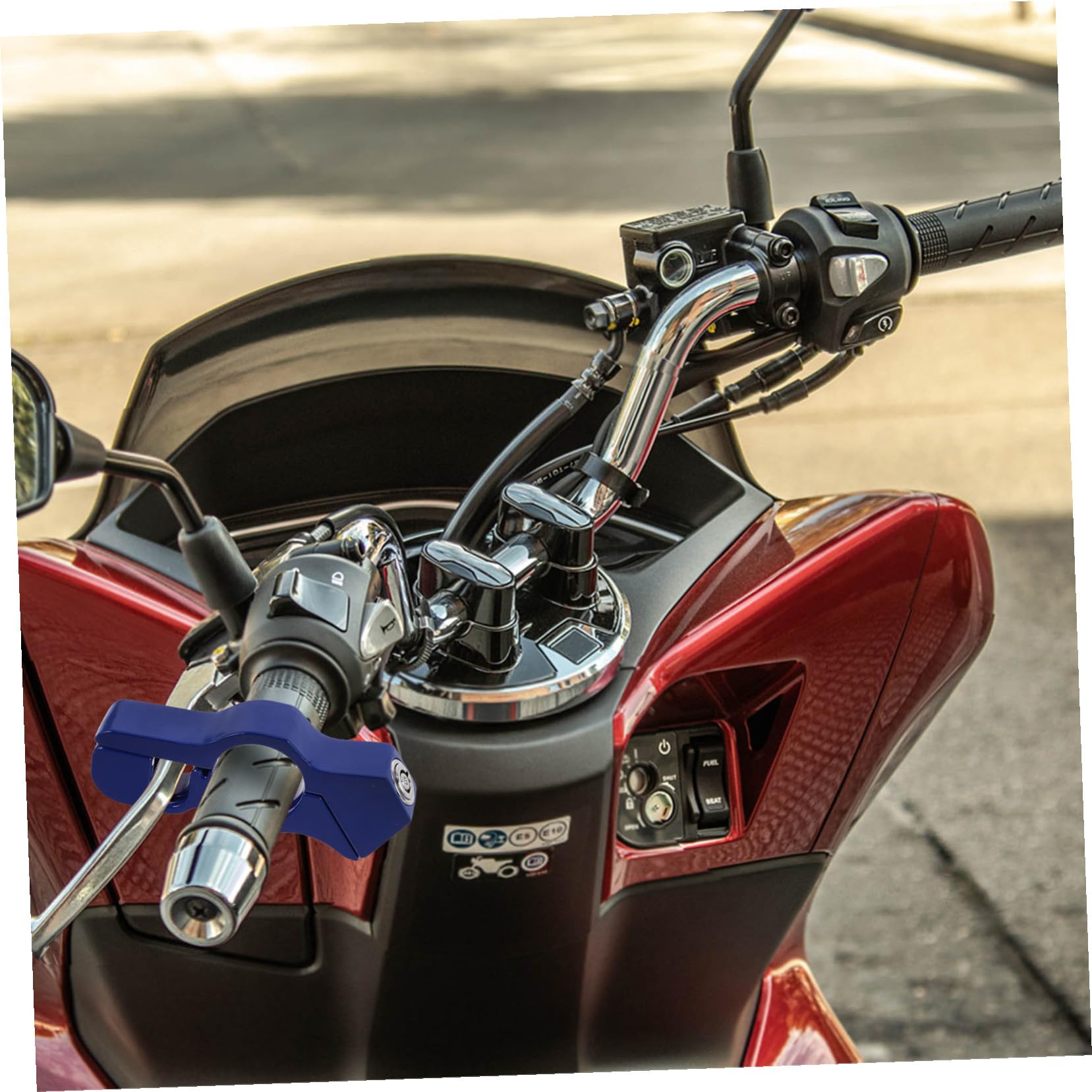 Antivol de Moto en Alliage D’Aluminium, Lot de 2, Verrouillage