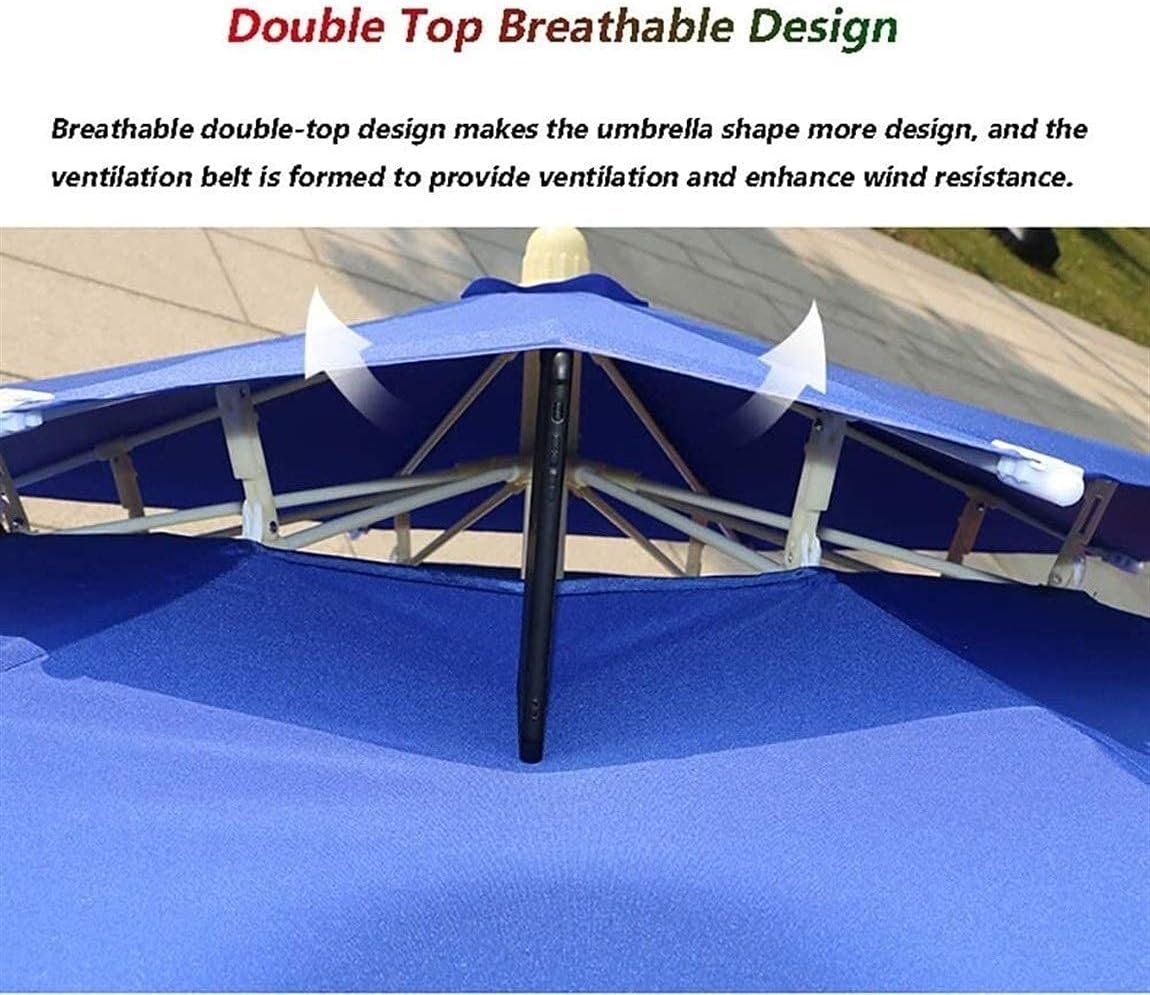 Patio Umbrella Garden Parasol,Sun Parasol Umbrella Garden Parasols Garden Patio Table Umbrella with Push Button Tilt, Perfect for Outdoor Yard, Beach Commercial Event Market, G, Pool Side