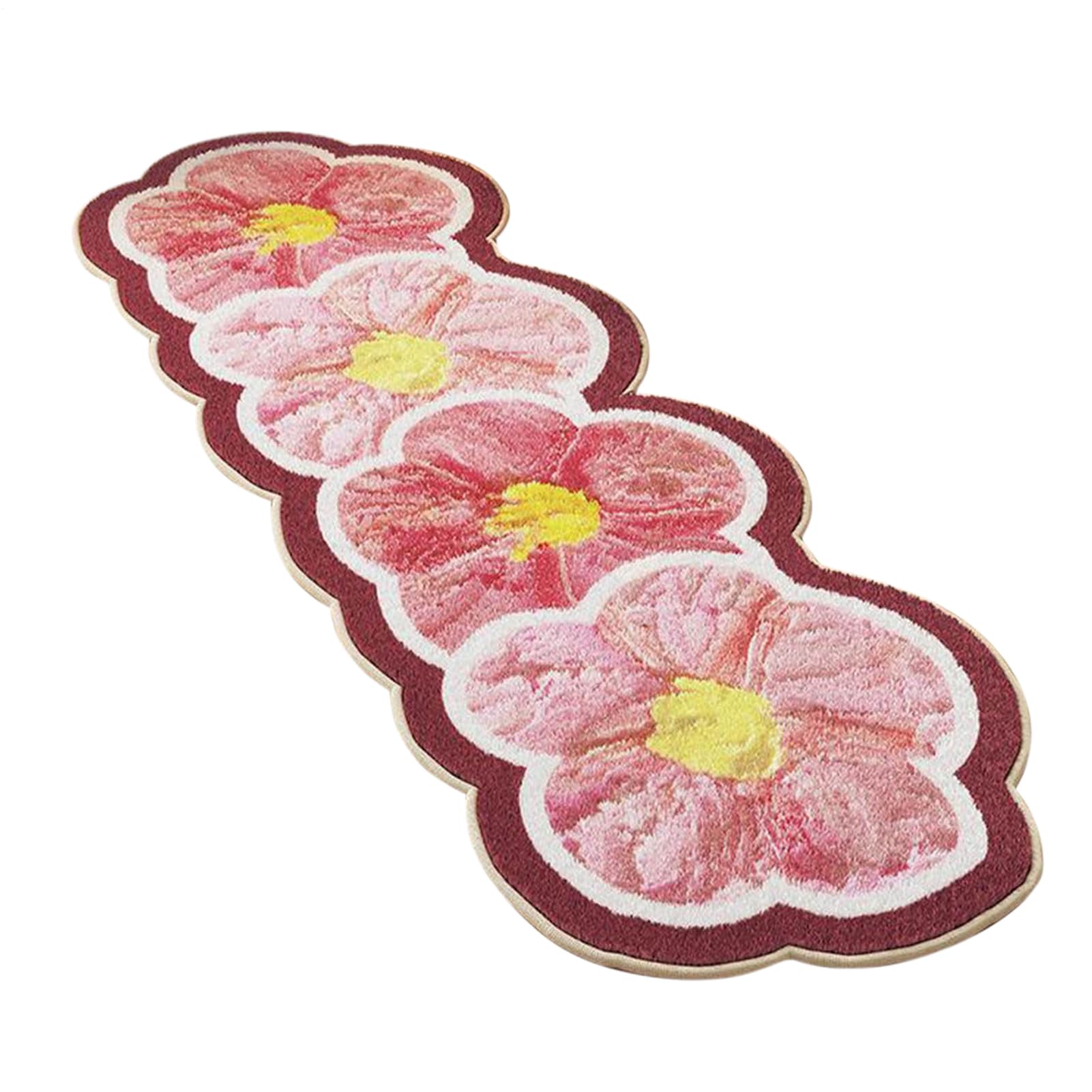 Tapis de sol salon au design floral pour entrée moderne