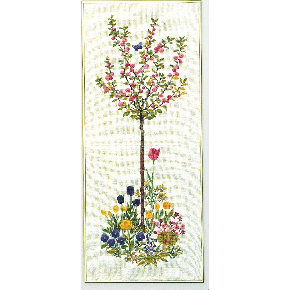 Eva Rosenstand Zestaw do haftu krzyżykowego japońska wiśnia, 40 x 95 cm, DIY