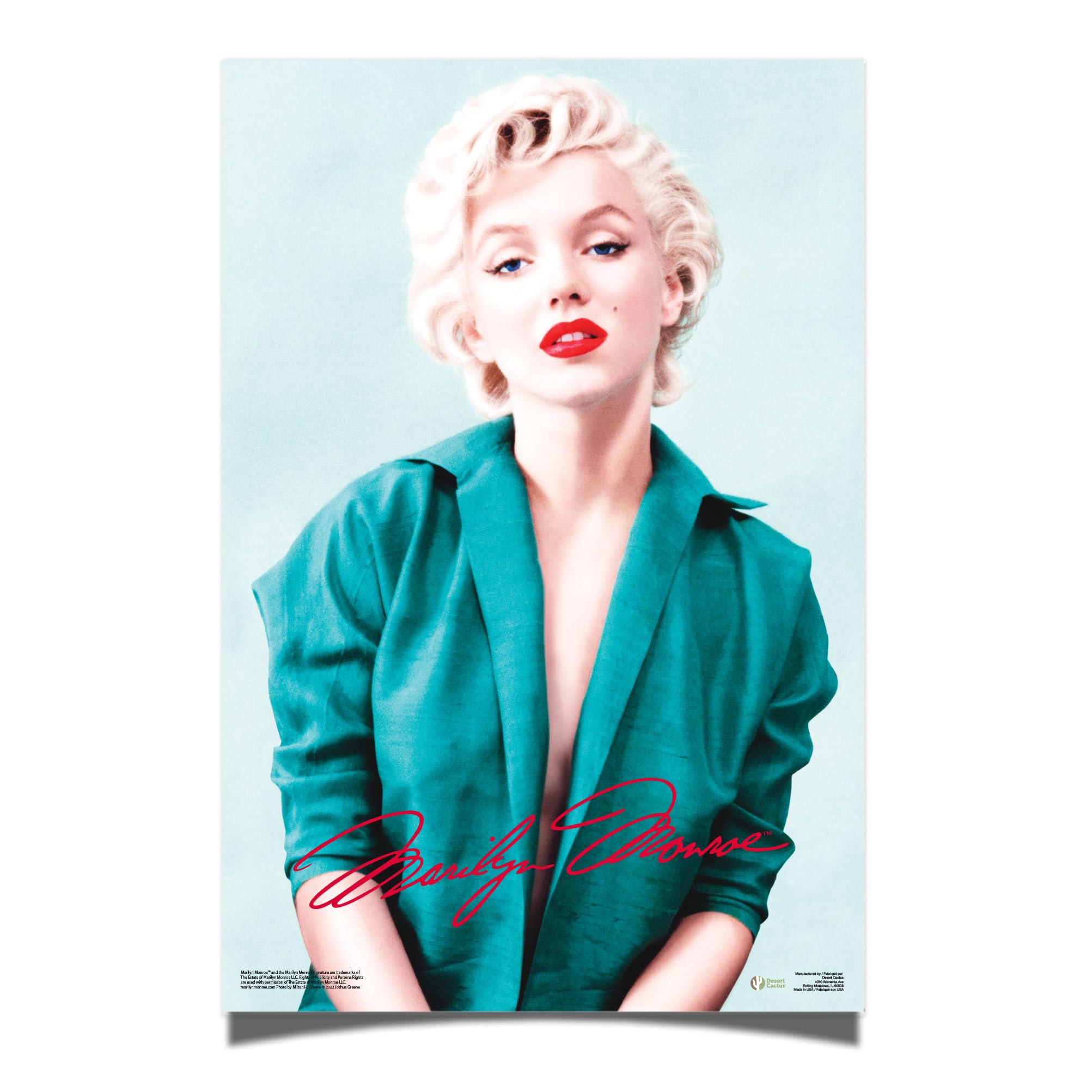 資生堂　エレン・マリー・ミモリ　ポスター　約73×51.5センチ Amazon.com: Desert Cactus Marilyn Monroe Poster 24 x 36 inch Room