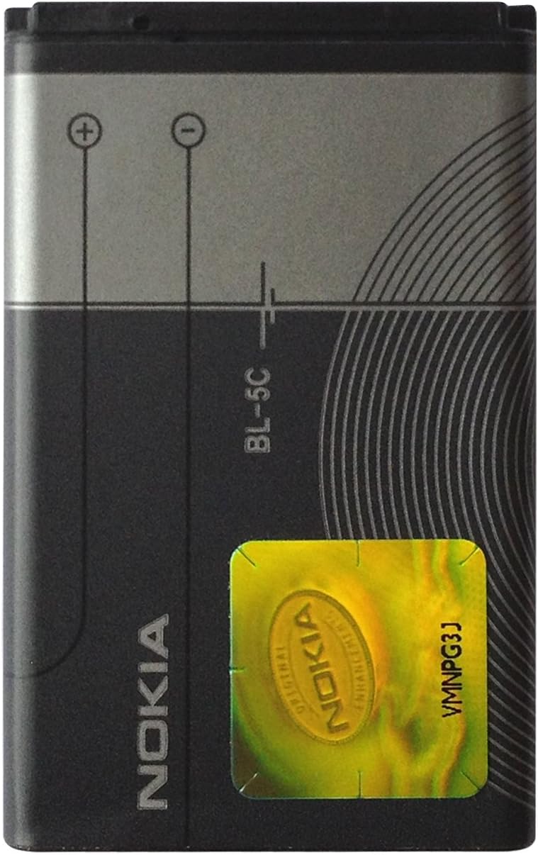 Batterie Nokia BL-5C D'origine – 1020mAh – Pour 2610, 3100, 3110, Etc. – Neuve Sous Blister