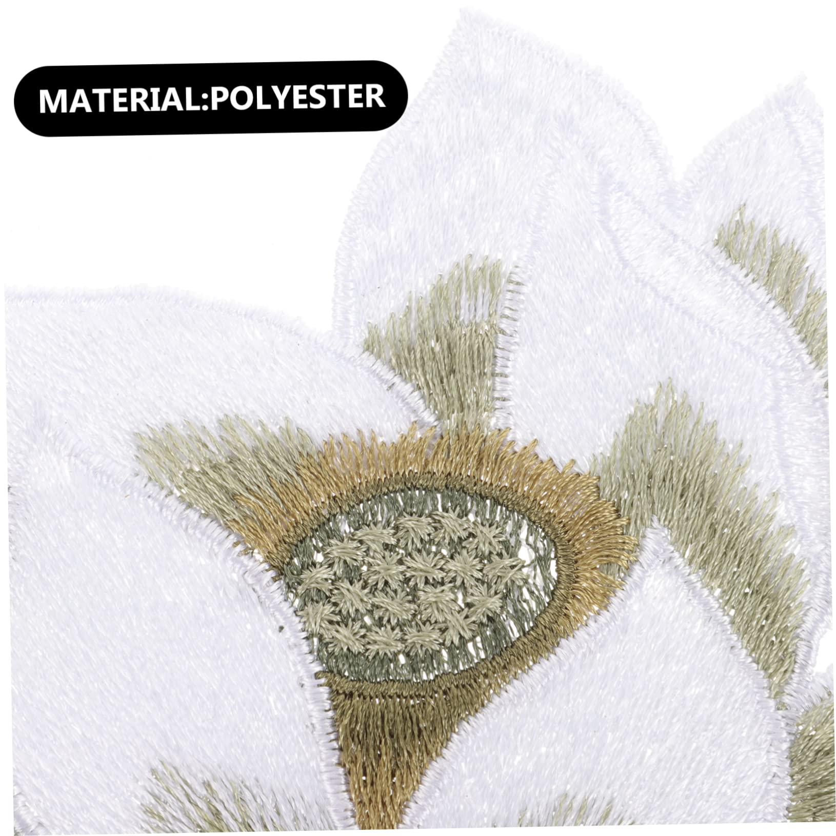 SOIMISS 8stücke Blumen Aufnäher Aufbügel-patches Mit Pfirsichblüten Für Jeans Und Kleidung Vielseitige Bestickte Flicken Zur Dekoration Und Reparatur Von Textilien