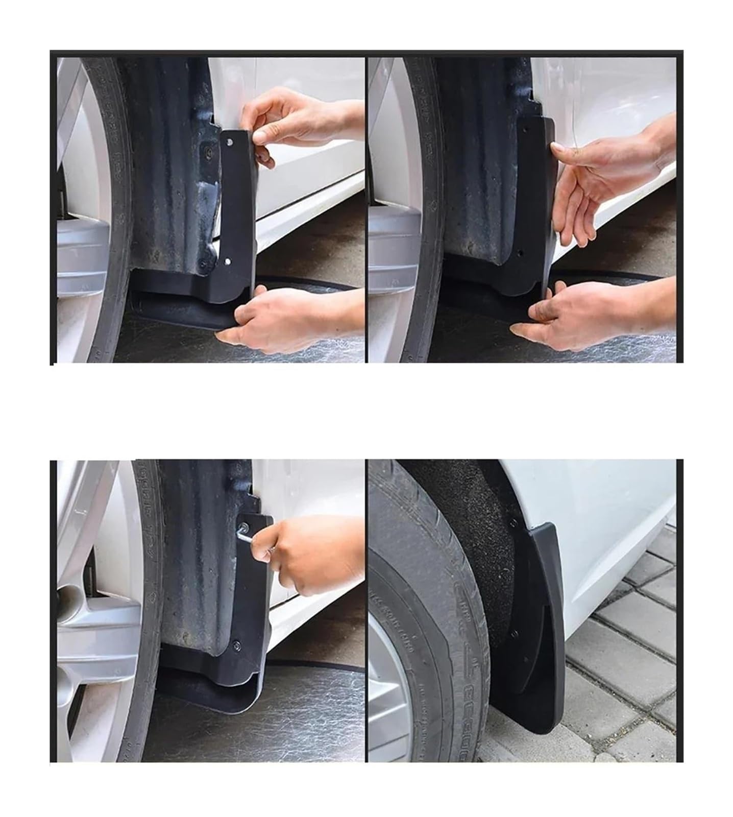 Pour Edge 2015-2019 2e Génération Garde-boue Avant Et Arrière Protection anti-éclaboussures(Except Sport Model)