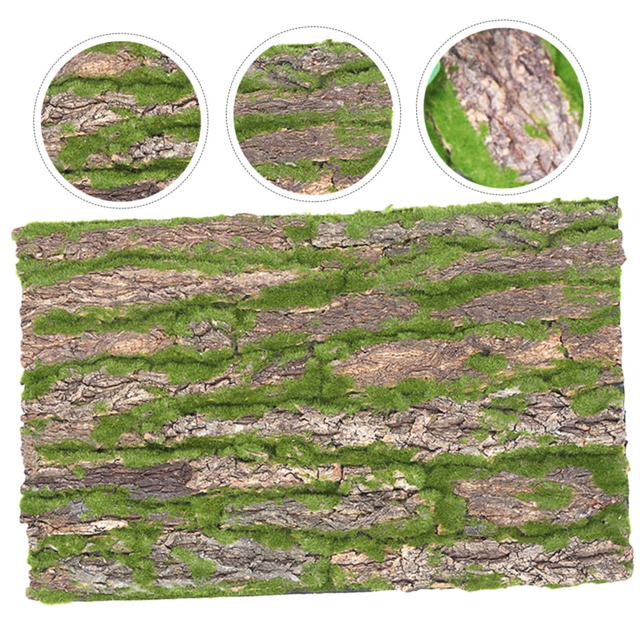 Corteza de Árbol Natural para Terrarios de Reptiles, Plataforma Segura para Trepar y Decoración de Hábitat Aspecto Real de Corteza para Lagartos