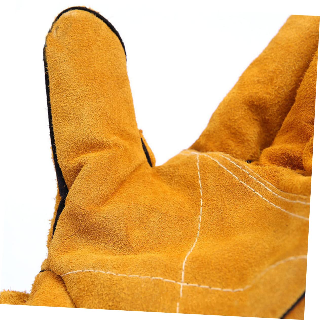 ARTIBETTER Heatproof Welding Gloves Long Oven Mitts Double Oven Mitts for Cooking Stove Bbq Soldering Camping