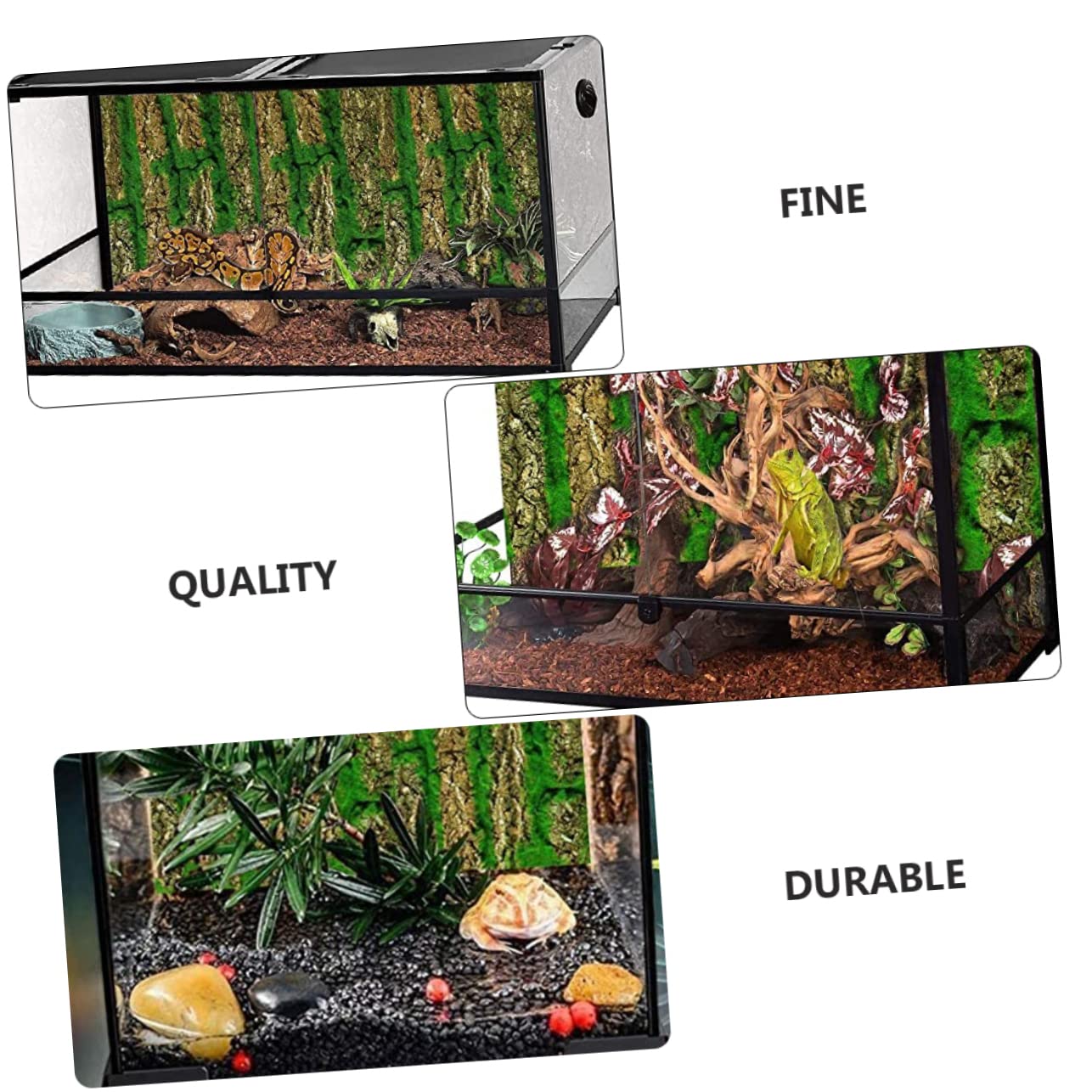 TOYANDONA 2piezas Tablero Decorativo De Imitada De Acuario Decoración De Pared De