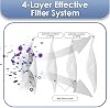 (6 pieces) Replacement HEPA Filter for Roborock Qrevo S, Qrevo MaxV, Qrevo Pro, Qrevo Plus, Qrevo Plus Qrevo Curv Robot Vacuum Cleaner Filter Accessories Kit Spare Parts 6 Filters