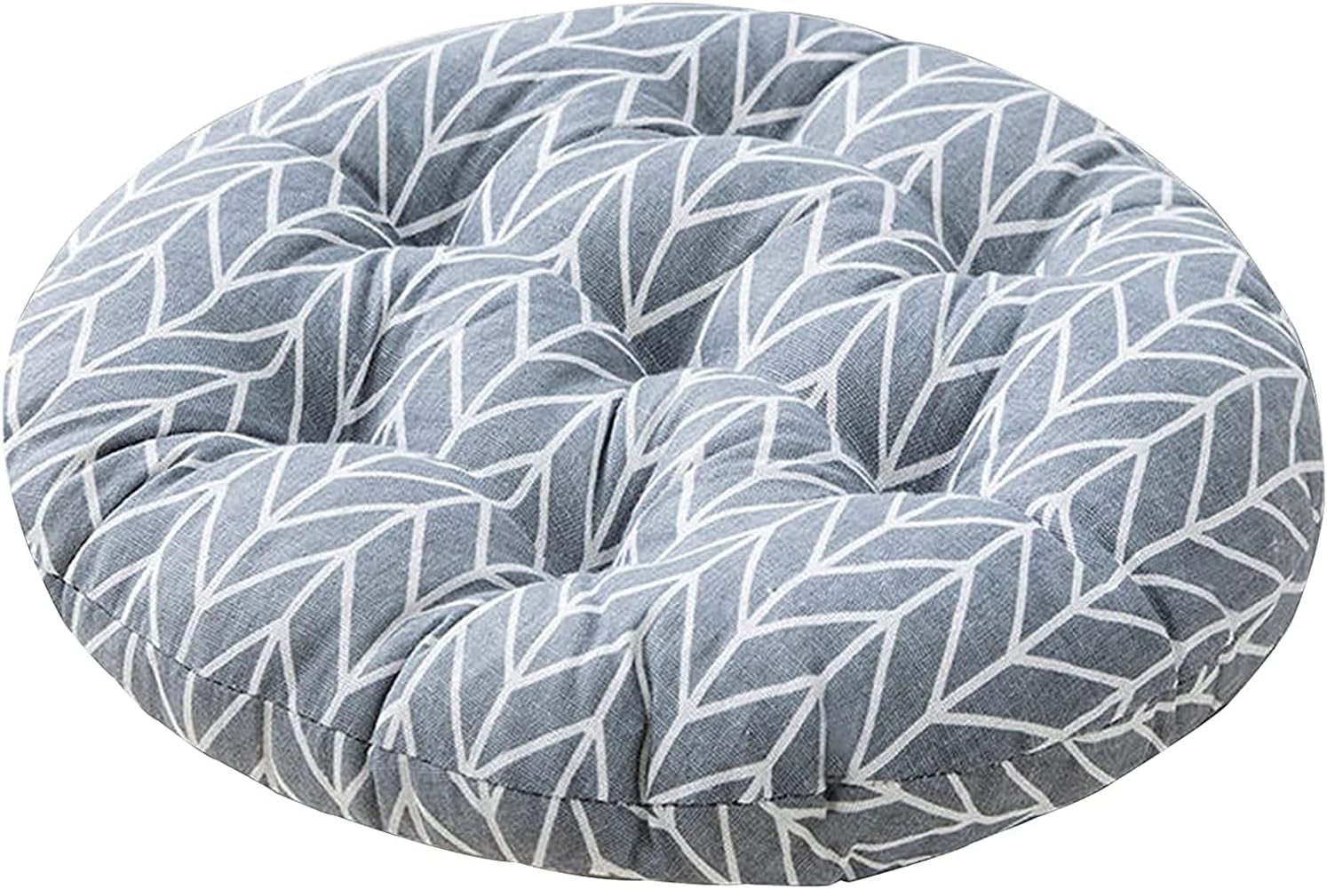 Pack of 2 Outdoor/Indoor Tufted Chair Seat Cushion, All Weather Patio Furniture Chair Pads, 15" X 15"for Indoors and Outdoors Terrace