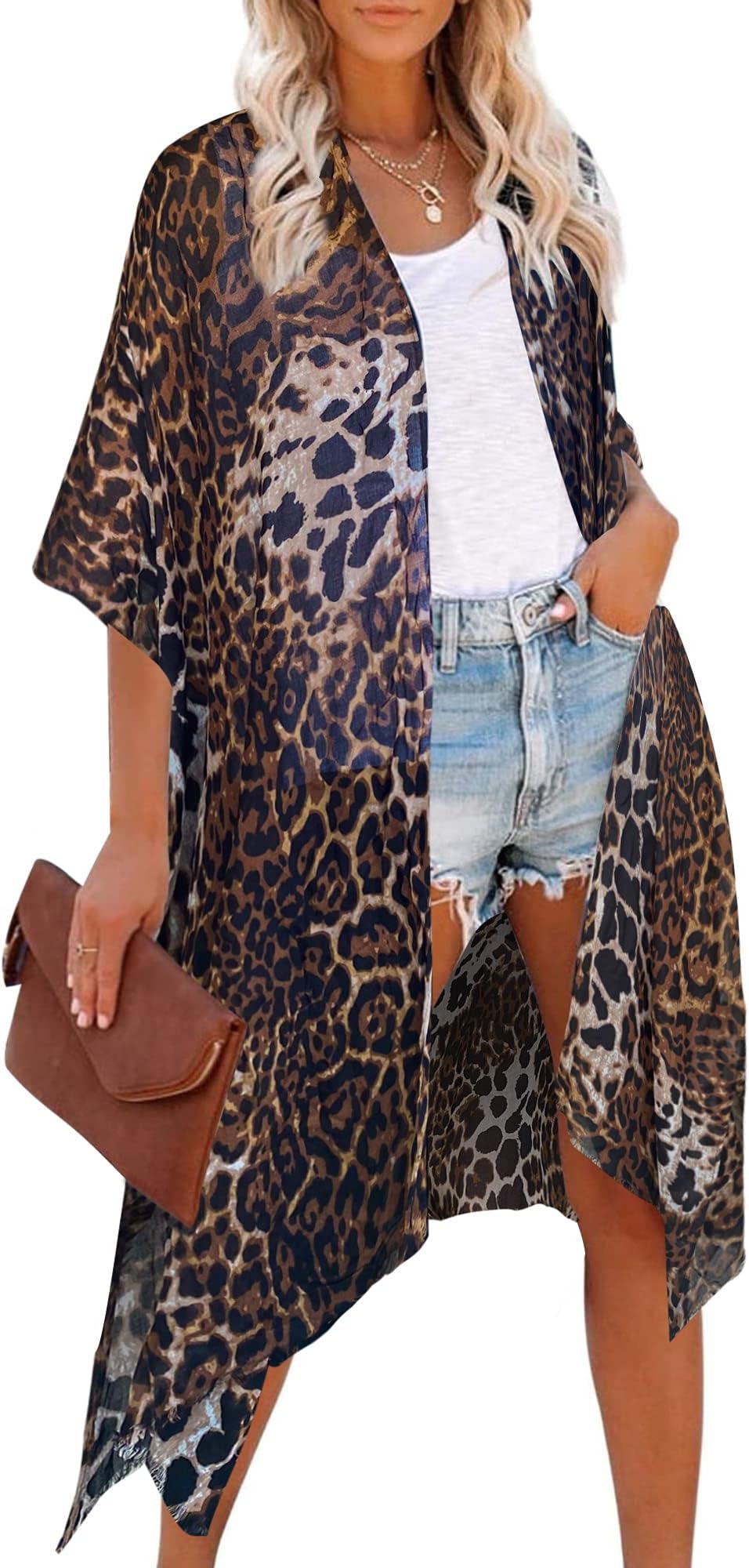 Moss Rose Women Summer Bikini Kimono Bathing Suit Cover Ups for Swimwear