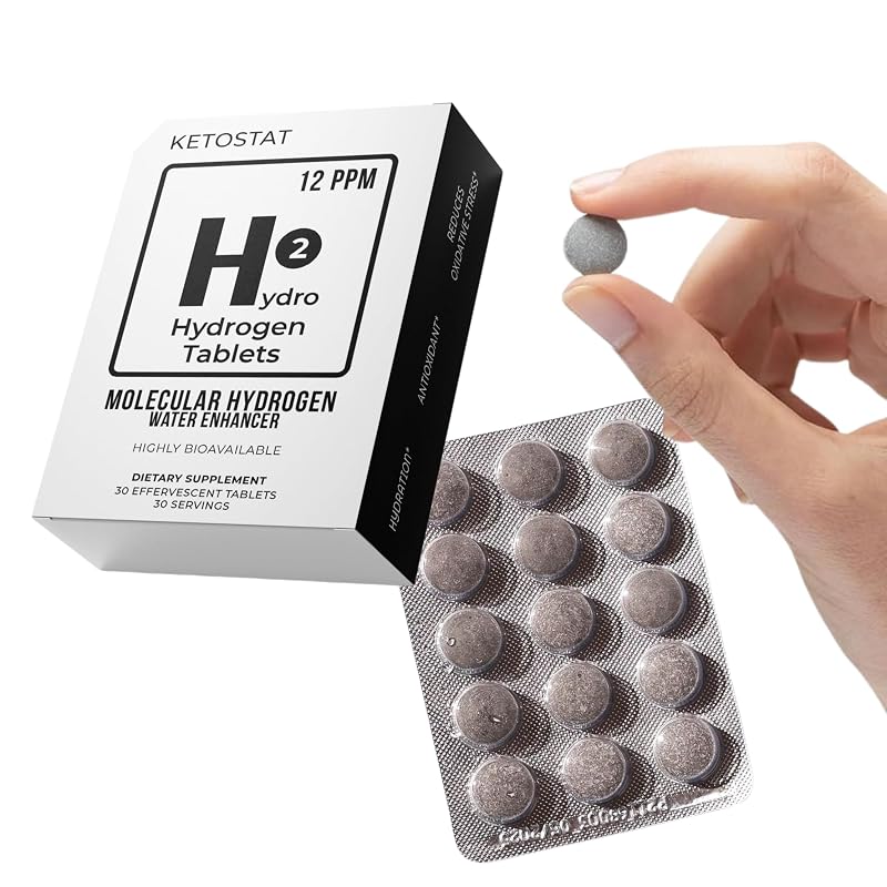 HYDRO HYDROGEN TABLETS Tabletes para água com magnésio, 12 ppm, 30 tabletes