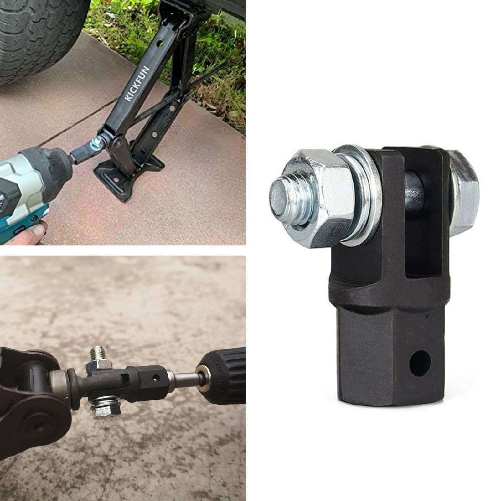 nożycowy Adapter podnośnika 13/16" i 1/2", do naprawy samochodów i przyczep kempingowych