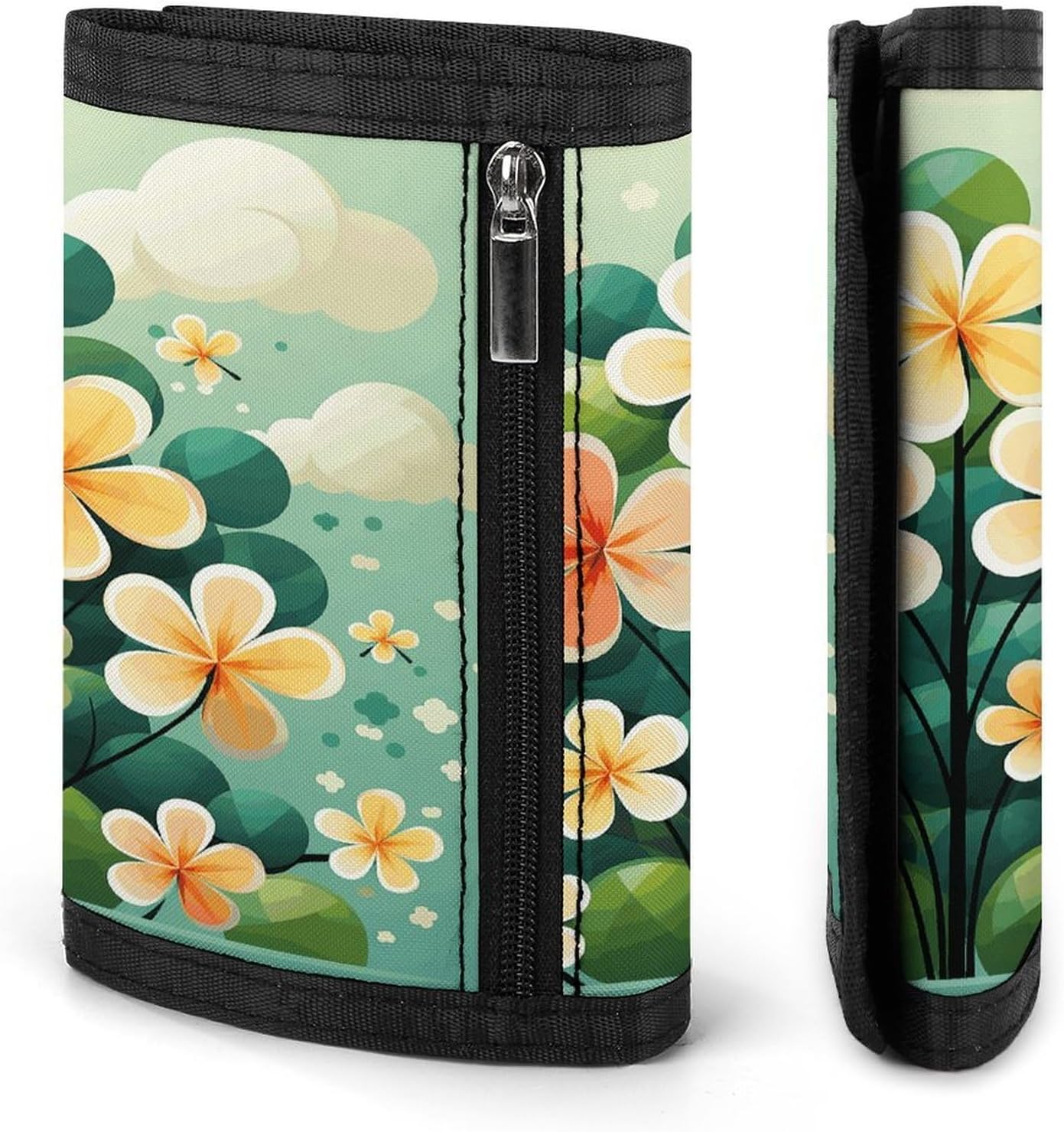 Stylish Trifold Wallet Slim Minimalist Front Pocket Cards Purse image 3