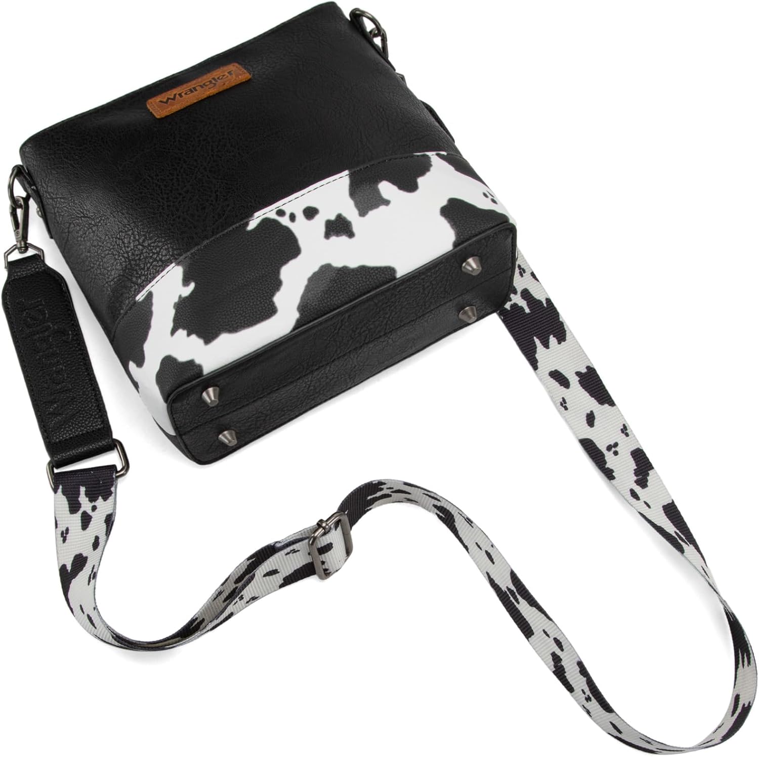 Wrangler Crossbody Purses for Women Two Tone Crossbody Bags Women Purses and Handbags - Image 5