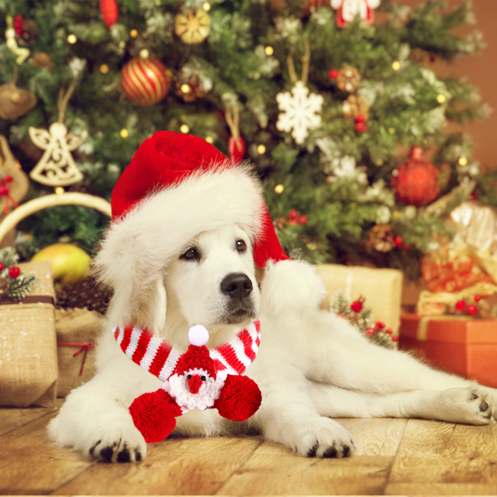 L-Écharpe De Noël Pour Chiens Et Chats - Cache-cou Tricoté