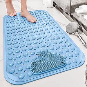 Tappetino Antiscivolo Vasca Bambini | Design Animali Marini | 53x53 Cm | Lavabile