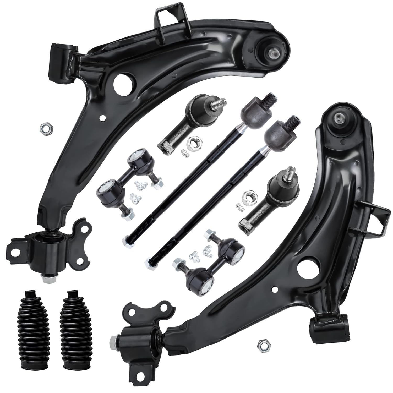 Detroit Axle - 10pc Front End Suspension Kit for 1996-2000 Hyundai Elantra