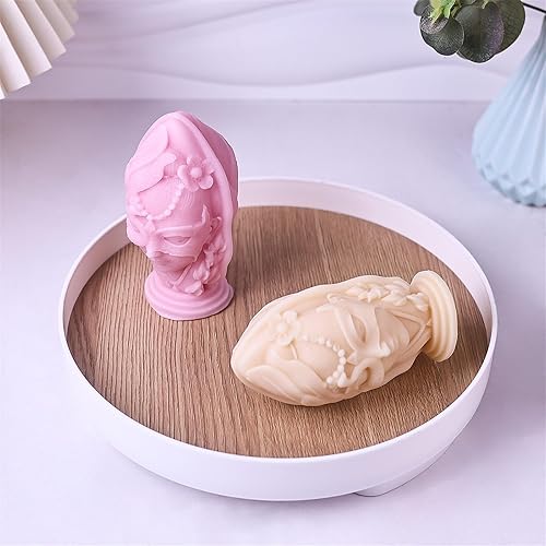 Miniatura 6 de Human Face Mold Silicone Resins Cast for Making Portrait Sculpture Home Decors Human Face Mold