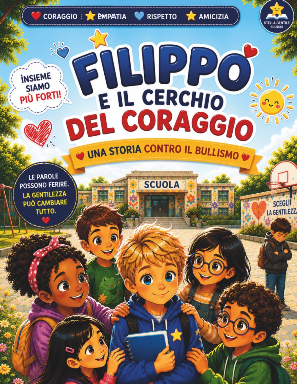Filippo e il Cerchio del Coraggio: Una storia illustrata contro il bullismo (Filippo impara a stare sicuro)