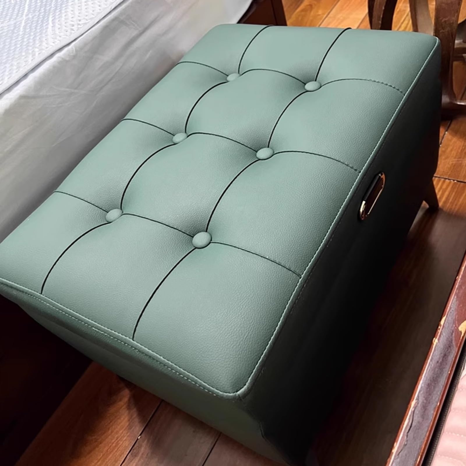 Moderno Panca per Divano,Pouf con cuscino,Panca Contenitore Camera Fondo Letto,Panca per scarpe per Uso Domestico,scarpiera ingresso,Panca Imbottita con Gambe per Ingresso,portascarpe salvaspazio.