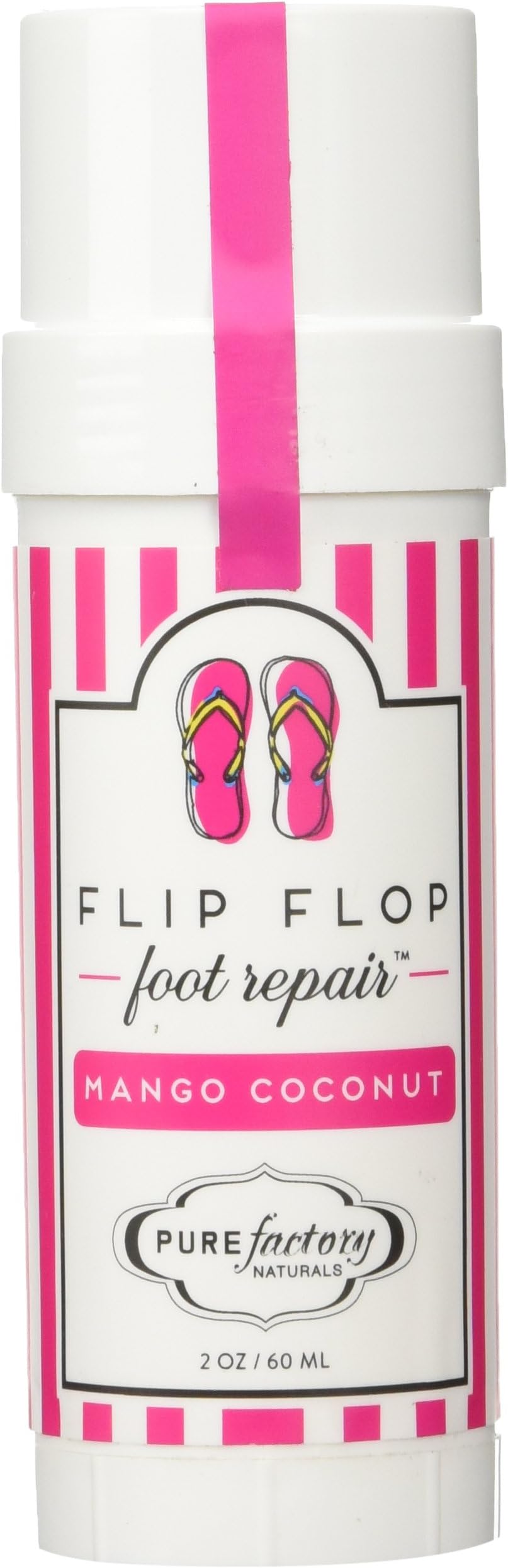 PureFactory Naturals Mango Coconut Flip Flop Foot Repair 2 oz.