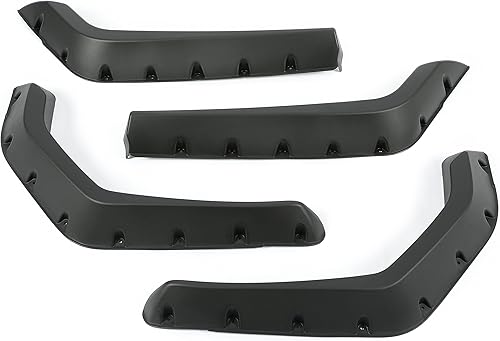 Miniatura 5 de KUAFU Guardabarros compatibles con 2008-2010 Polaris RZR 800 RZR 4 800 RZR 800 S extensiones de arcos de arco de 4 piezas de diseño remachado de