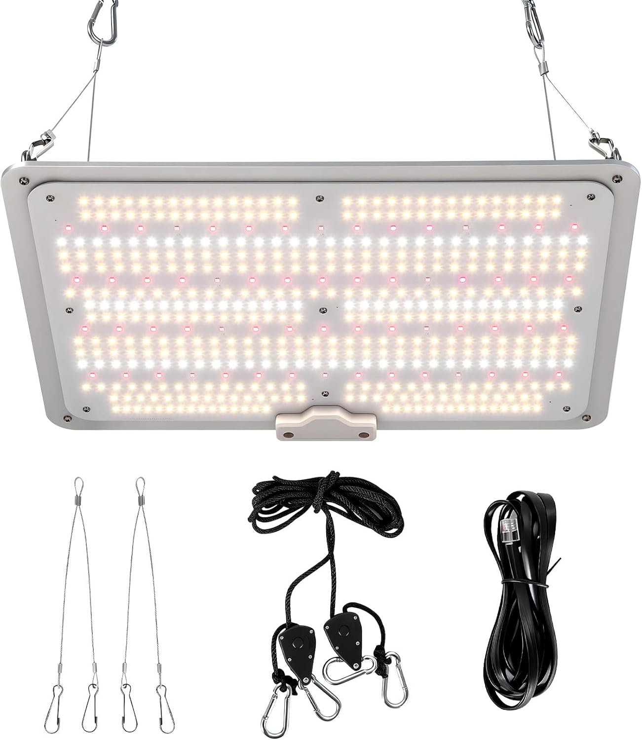 150W Dimmable Full Spectrum LED Grow Light for Indoor Plants – Sunlike Quantum Board, Red & IR, Perfect for Seedlings, Vegetables, Bloom, Hydroponics, Grow Tent – 120V US Plug – Dimmable