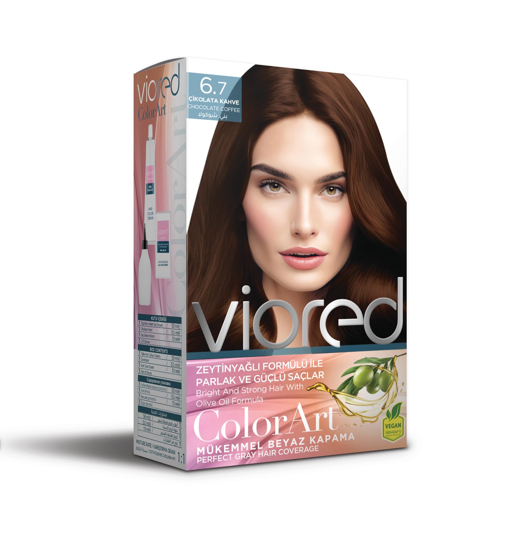 Set Saç Boyası 6.7 Çikolata Kahve