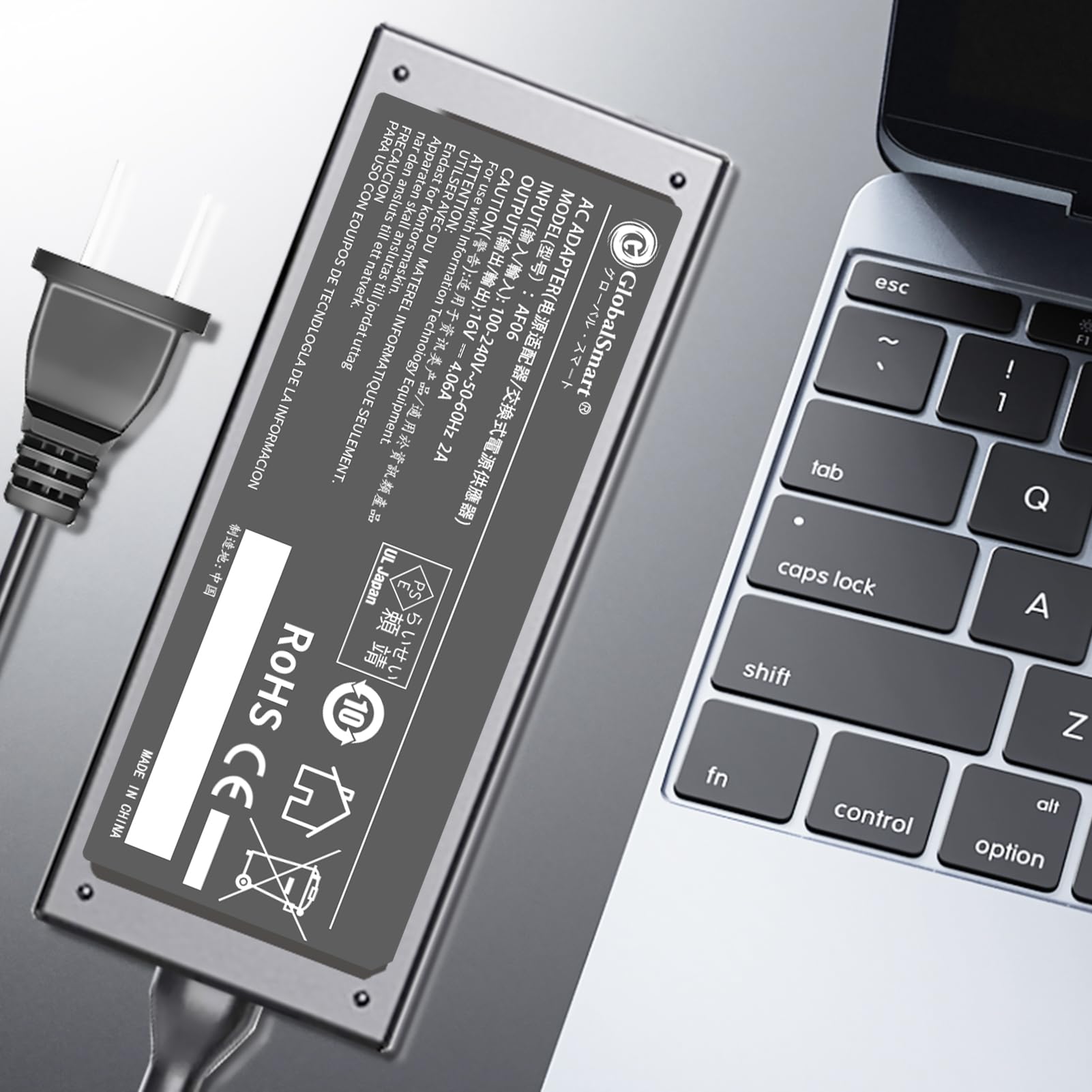 Amazon.co.jp: 16V 4.06A 65W 5.5*2.5mm 交換用充電器 ACアダプター
