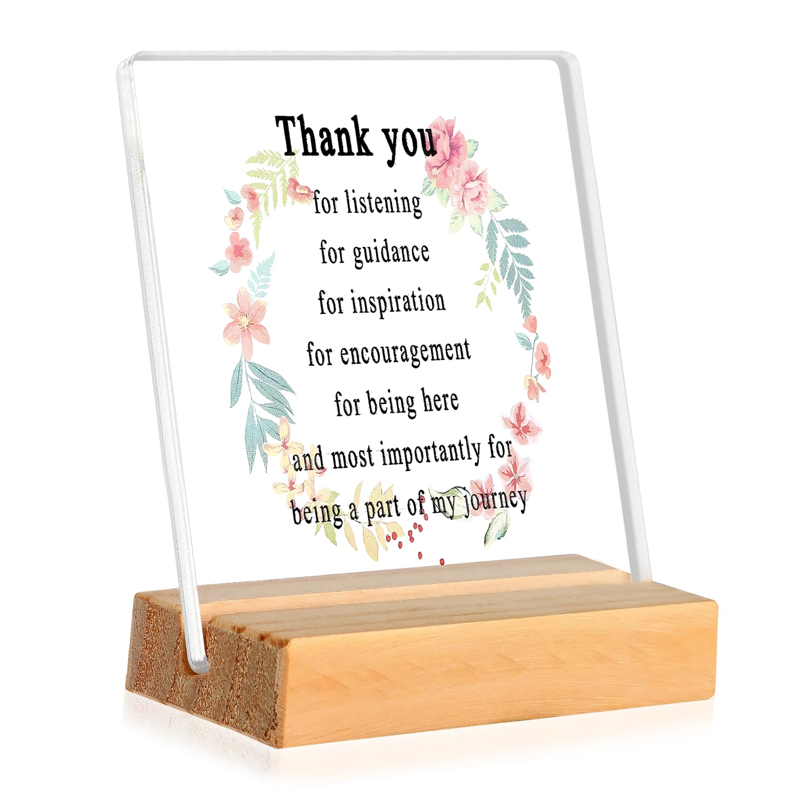 Thank Yous For Mom Nurses Coworkers Teachers, Mothers Day Appreciations For Mom, Teacher Appreciations, Coworkers For Women Men Colleagues Friends Nurse, Clear Acrylic Plaque