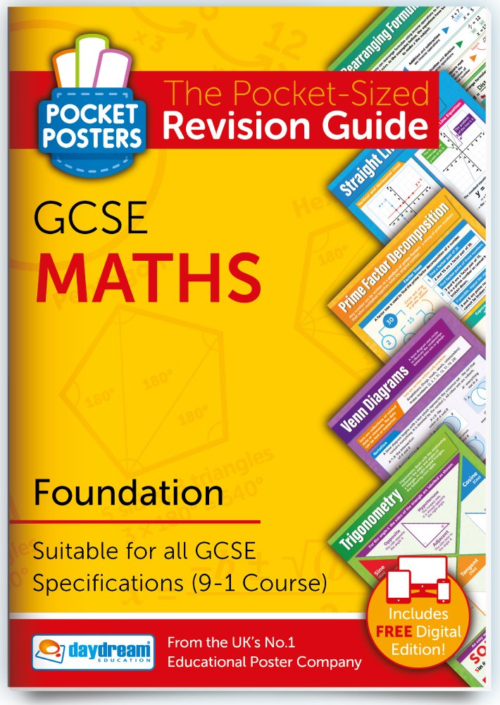 Daydream Education GCSE Maths Posters Revision Guide (Pocket-Sized)