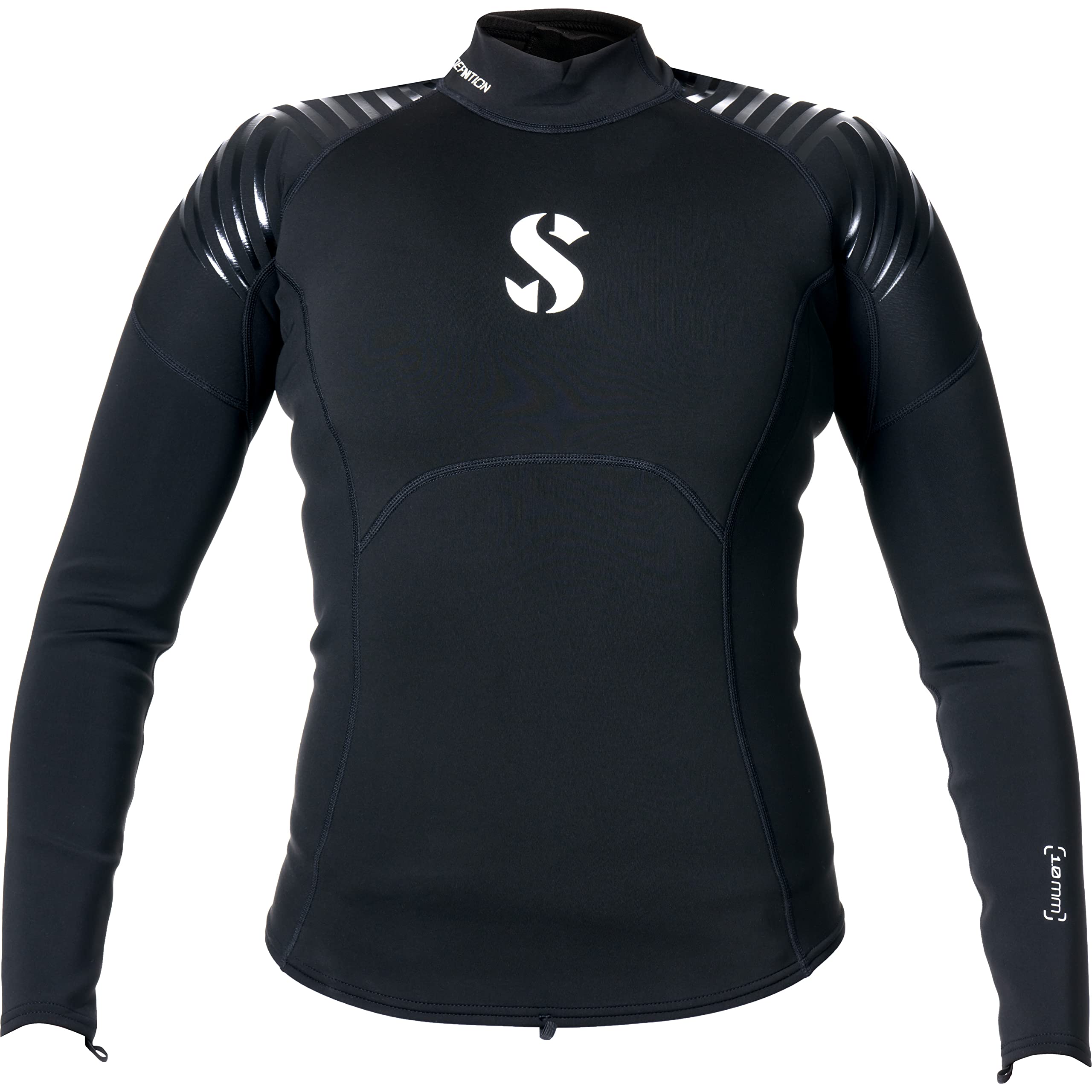 SCUBAPRO Women's Definition Top, Long Sleeve Wetsuit, 1mm (XS, Black)