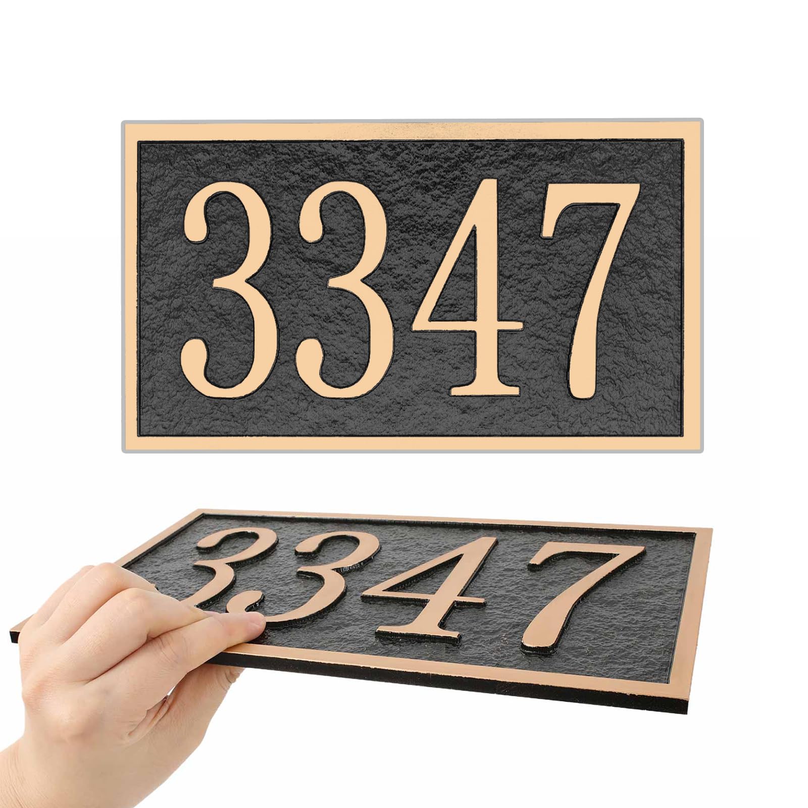 Amazon.com: Custom Address Plaque - Personalized House Number