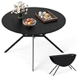 Giantex Folding Dining Table for 4-6 People, 47