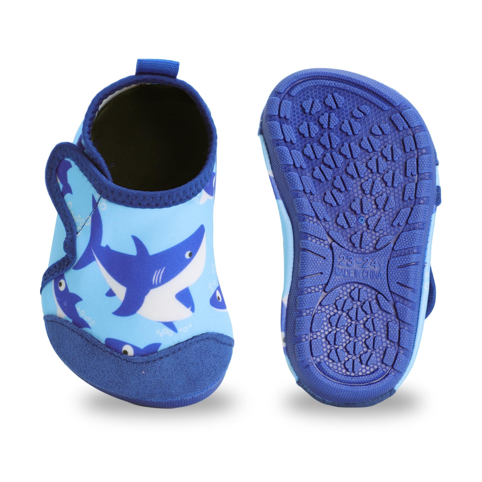 ADUDVLO Kids Toddler Water Shoes Non-Slip Quick Dry Baby Water Shoes Kids Beach Shoe Swimming Pool Surfing — view 9