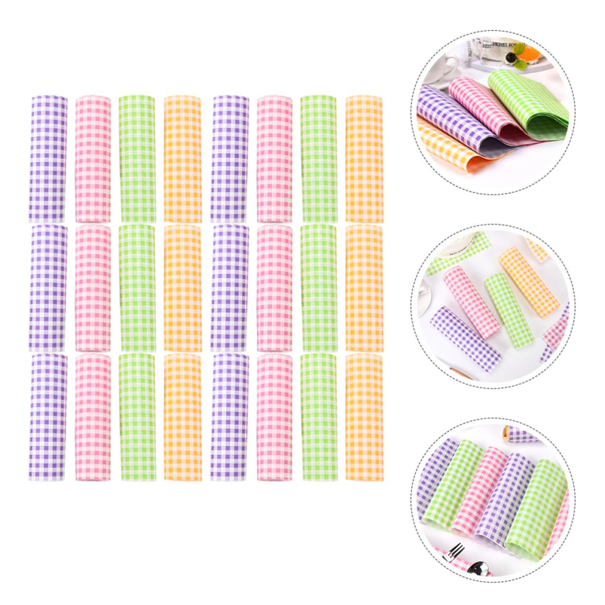 Papel para Hornear Antigrasa Estampado a Cuadros Retro, 400 Piezas de Papel para Envolver Alimentos, Resistente al Aceite y Antiadherente, Adecuado para Barbacoas