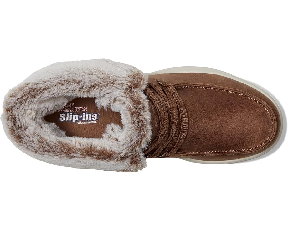BOBS from SKECHERS Hands Free Slip-ins Skip Cute Wave - Fur Fancies - Top View
