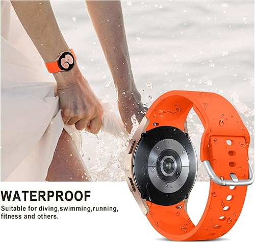 Miniatura 10 de Correa de repuesto para reloj Galaxy 654, para Samsung Galaxy Watch 5 Pro de 1.772 in, 1.575 in, 1.732 in, correa deportiva de silicona suave,