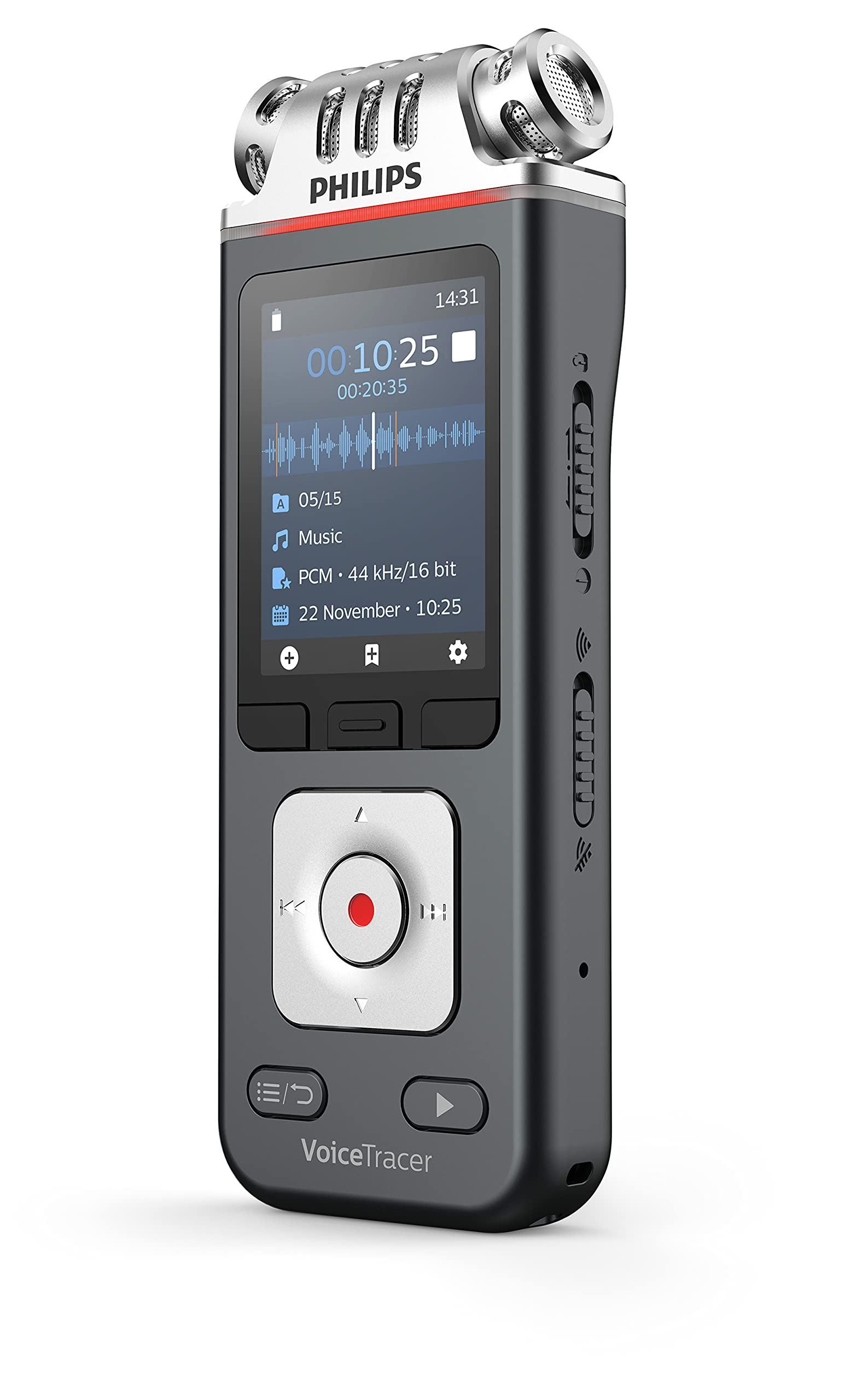 Philips Enregistreur Voicetracer réunion sur 360° Microphone de Surface Inlus DVT6110