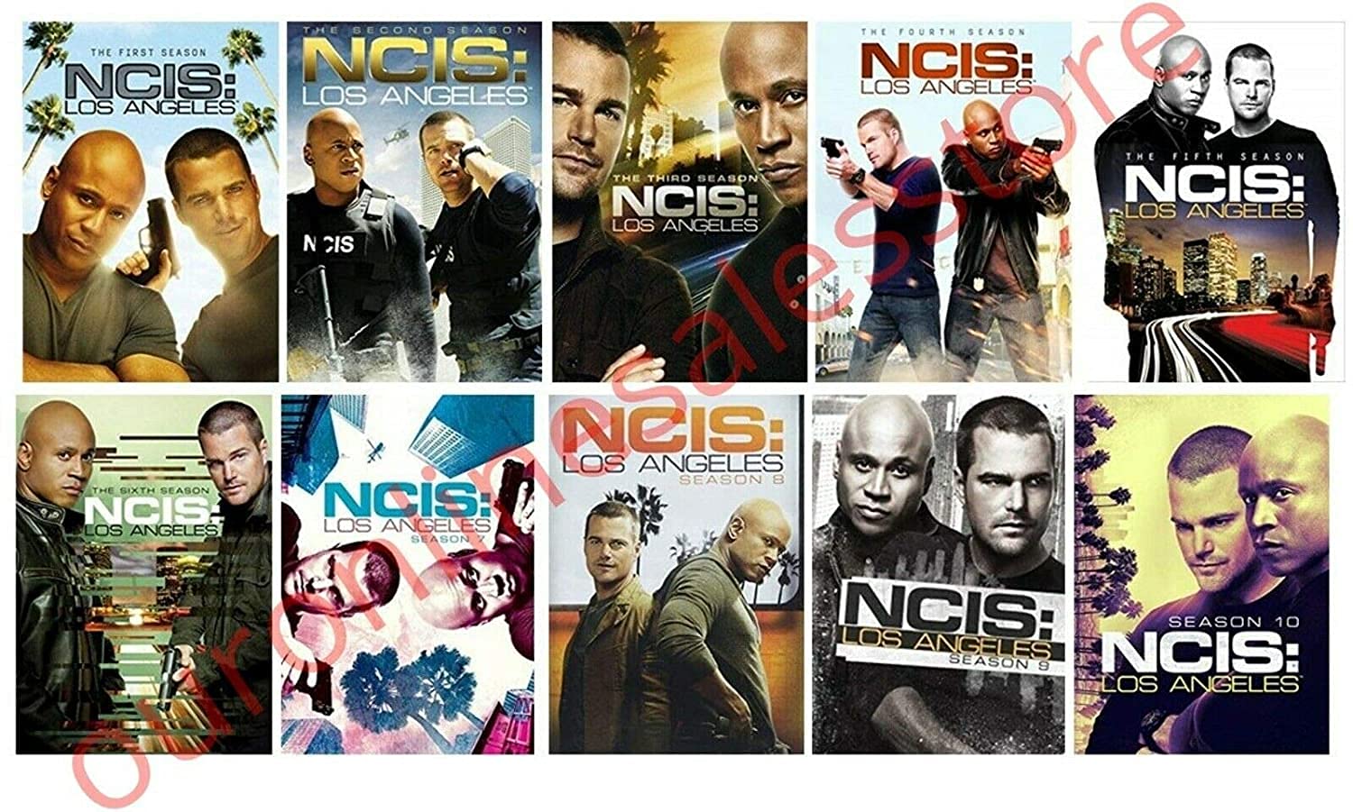 NCIS: Los Angeles Complete seasons All 1-11 DVD Box Sets repackage for Region 1 (US AND CANADA) by Royal Signet Entertainment