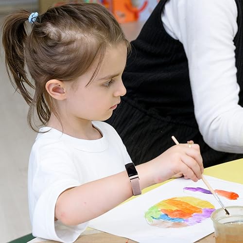 Miniatura 6 de Paquete de 2 bandas elásticas para Fitbit Inspire 2, pulsera deportiva de repuesto ajustable de nailon suave elástico para Inspire 2, InspireInspire