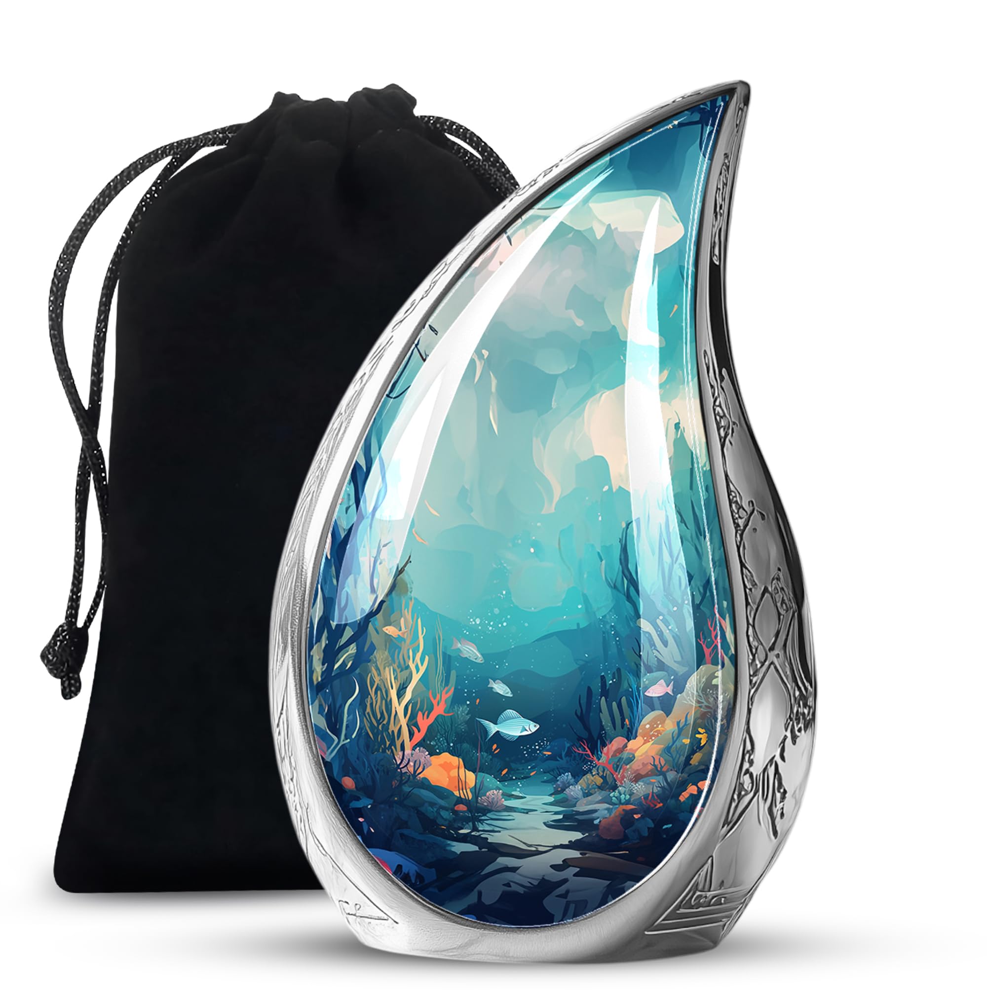 Photo 1 of YASUBJAG Ocean Scene Large Cremation Urn